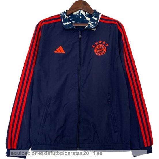 Nuevo Rompevientos Bayern Munich 23/24 Azul Marino Rojo Baratas